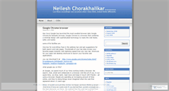 Desktop Screenshot of neileshchorakhalikar.wordpress.com