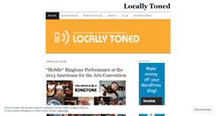 Desktop Screenshot of locallytoned.wordpress.com