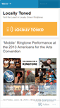Mobile Screenshot of locallytoned.wordpress.com