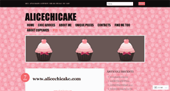 Desktop Screenshot of alicechicake.wordpress.com