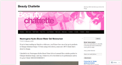 Desktop Screenshot of beautychattette.wordpress.com