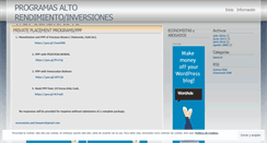 Desktop Screenshot of programasaltarentabilidad.wordpress.com