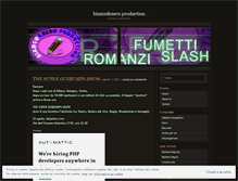 Tablet Screenshot of biancoandnero.wordpress.com