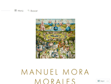 Tablet Screenshot of manuelmoramorales.wordpress.com