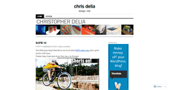 Desktop Screenshot of chrisdelia.wordpress.com