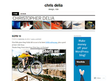 Tablet Screenshot of chrisdelia.wordpress.com