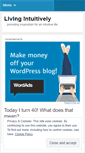 Mobile Screenshot of livingintuitively.wordpress.com
