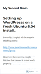 Mobile Screenshot of mysecondbrain.wordpress.com