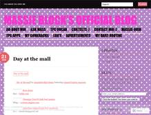 Tablet Screenshot of massieblockluvsbean.wordpress.com