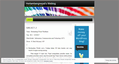 Desktop Screenshot of herlambangnepal.wordpress.com