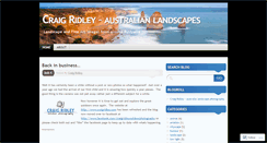 Desktop Screenshot of craigridley.wordpress.com