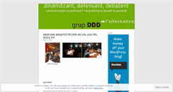 Desktop Screenshot of grupdddarquitectes.wordpress.com