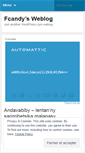 Mobile Screenshot of fcandy.wordpress.com