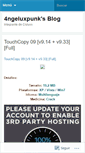 Mobile Screenshot of 4ngeluxpunk.wordpress.com
