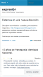 Mobile Screenshot of expresionblog.wordpress.com