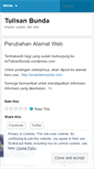 Mobile Screenshot of isitulisanbunda.wordpress.com