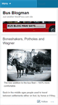 Mobile Screenshot of busblogman.wordpress.com