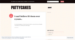 Desktop Screenshot of pattycakes00.wordpress.com