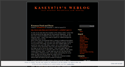 Desktop Screenshot of kasey0719.wordpress.com