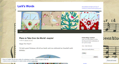 Desktop Screenshot of larkswords.wordpress.com