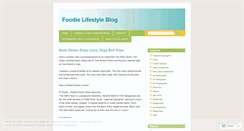 Desktop Screenshot of foodielifestyle.wordpress.com