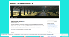 Desktop Screenshot of programacion1z.wordpress.com