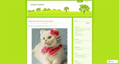 Desktop Screenshot of animalfashion.wordpress.com