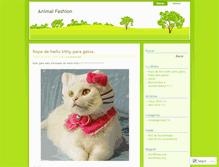 Tablet Screenshot of animalfashion.wordpress.com