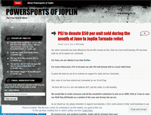 Tablet Screenshot of powersportsofjoplin.wordpress.com