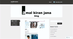 Desktop Screenshot of amalkiranjana.wordpress.com