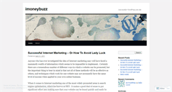 Desktop Screenshot of imoneybuzz.wordpress.com