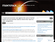 Tablet Screenshot of itsoktotalk.wordpress.com