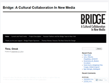 Tablet Screenshot of bridgeproject.wordpress.com