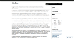 Desktop Screenshot of 4lib.wordpress.com