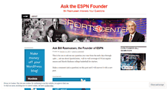 Desktop Screenshot of espnfounder.wordpress.com