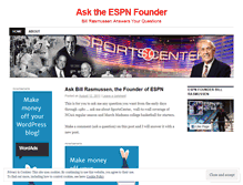 Tablet Screenshot of espnfounder.wordpress.com