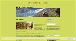Desktop Screenshot of kidsandmentalhealth.wordpress.com