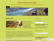 Tablet Screenshot of kidsandmentalhealth.wordpress.com