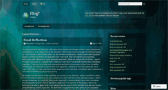 Desktop Screenshot of ajwats.wordpress.com