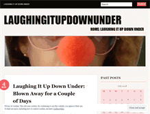 Tablet Screenshot of laughingitupdownunder.wordpress.com