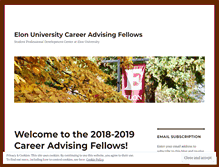 Tablet Screenshot of eloncareerfellows.wordpress.com