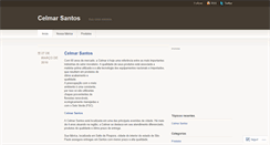 Desktop Screenshot of celmarsantos.wordpress.com