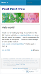 Mobile Screenshot of paintpaintdraw.wordpress.com