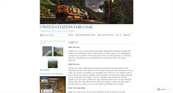 Desktop Screenshot of citizens4coal.wordpress.com