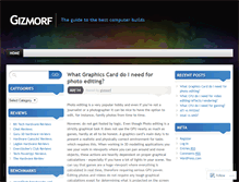 Tablet Screenshot of gizmorf.wordpress.com
