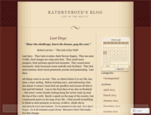 Tablet Screenshot of kathrynboyd.wordpress.com