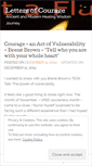 Mobile Screenshot of lettersofcourage.wordpress.com