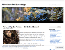 Tablet Screenshot of fulllacewigs11.wordpress.com