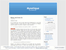 Tablet Screenshot of mysstique.wordpress.com