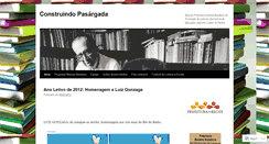 Desktop Screenshot of construindopasargada.wordpress.com